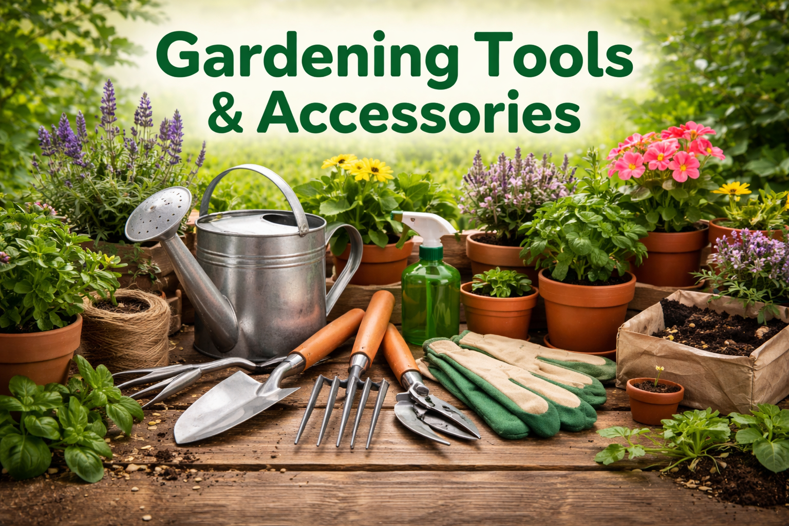 gardening tools and accessories