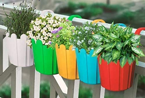 Fence hook railing planter