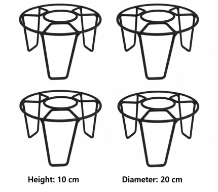 Metal plant stand Round shape
