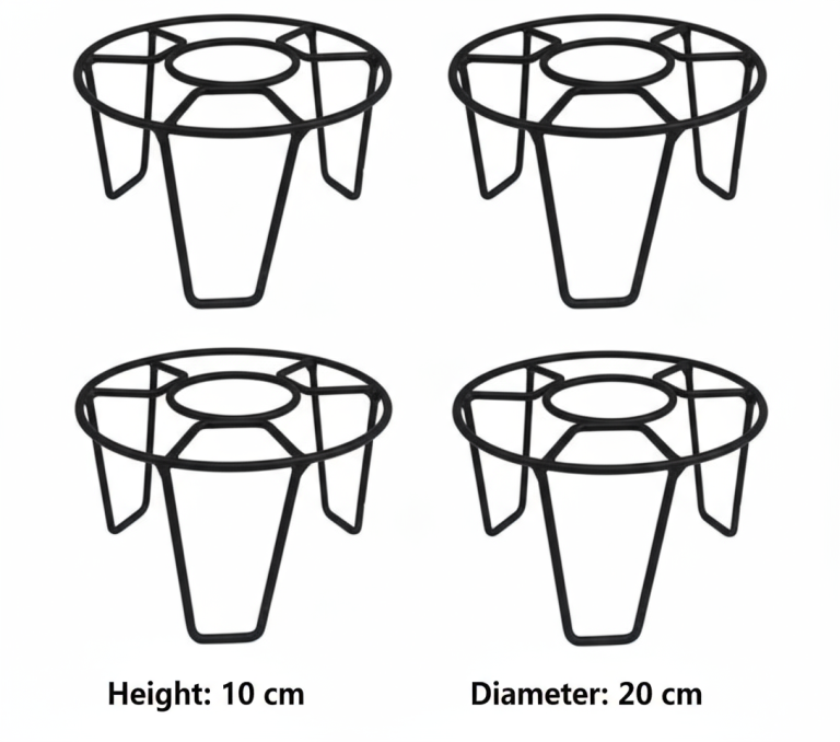 Metal plant stand Round shape