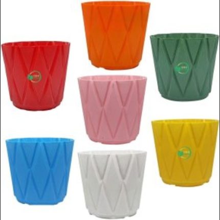 Solitaire Pot 4.4" (Set of 7)