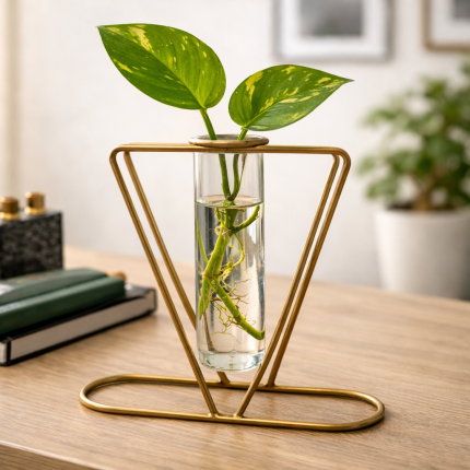 Metal Test Tube Plant Holder