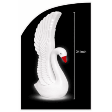 Plastic Decorative Swan