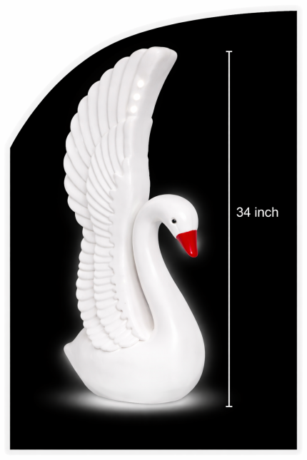 Plastic Decorative Swan