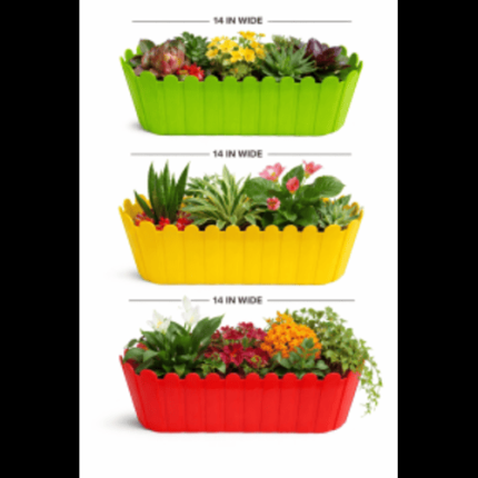 Fence Rectangle trays 14" (Set of 3)