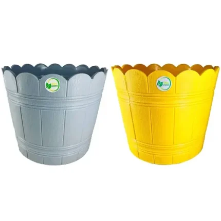 Barrel Pot 8" (Set of 2)