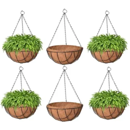 Coir Hanging 10" (Set of 6)
