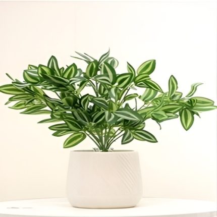 Artificial Variegated Peperomia Stick (Set of 4)