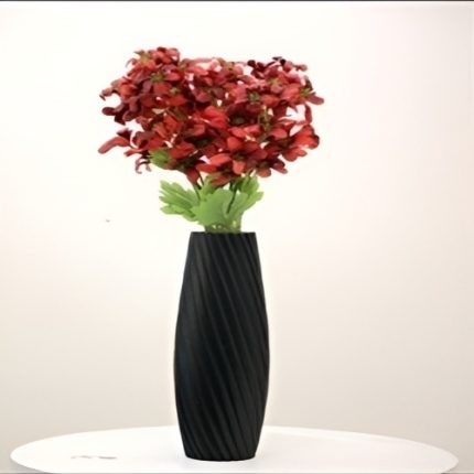 Artificial Red Blossom Flower Stick (Set of 2)